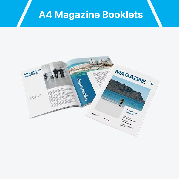 A4 Saddle Stitched Booklets