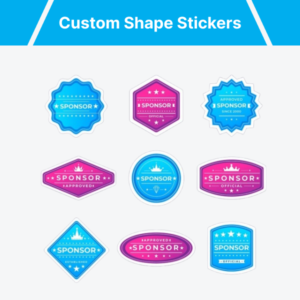 Custom Shape Stickers