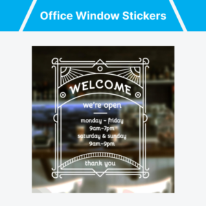 Office Window Stickers