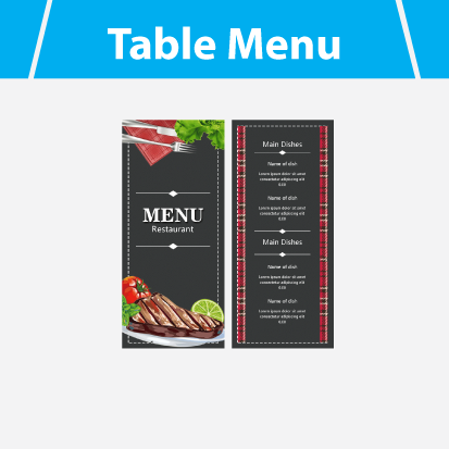 Table Menu