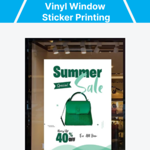 Vinyl Window Sticker Printing