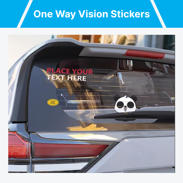 One Way Vision Stickers